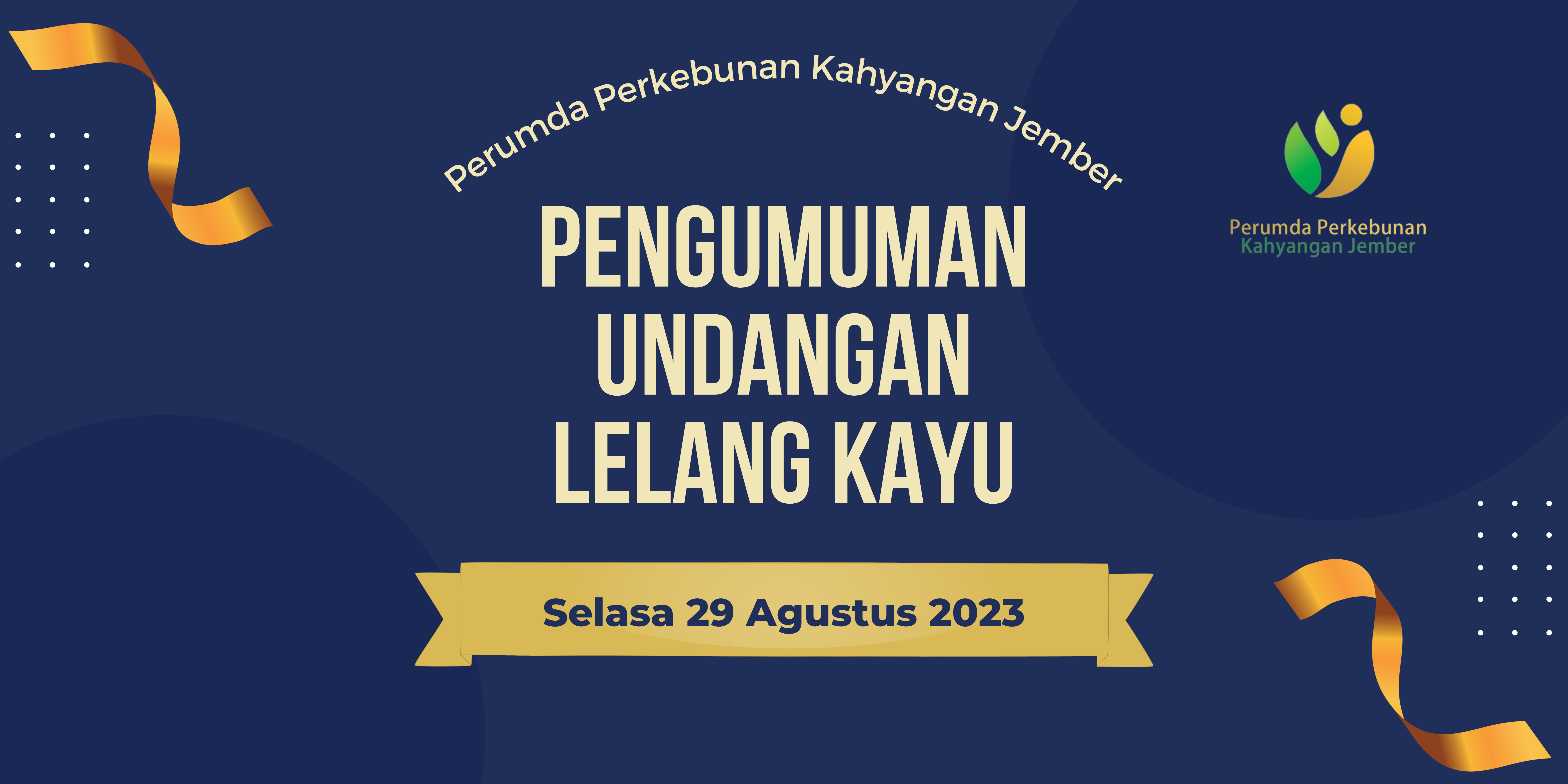 UNDANGAN LELANG KAYU MAHONI KEPADA REKANAN 