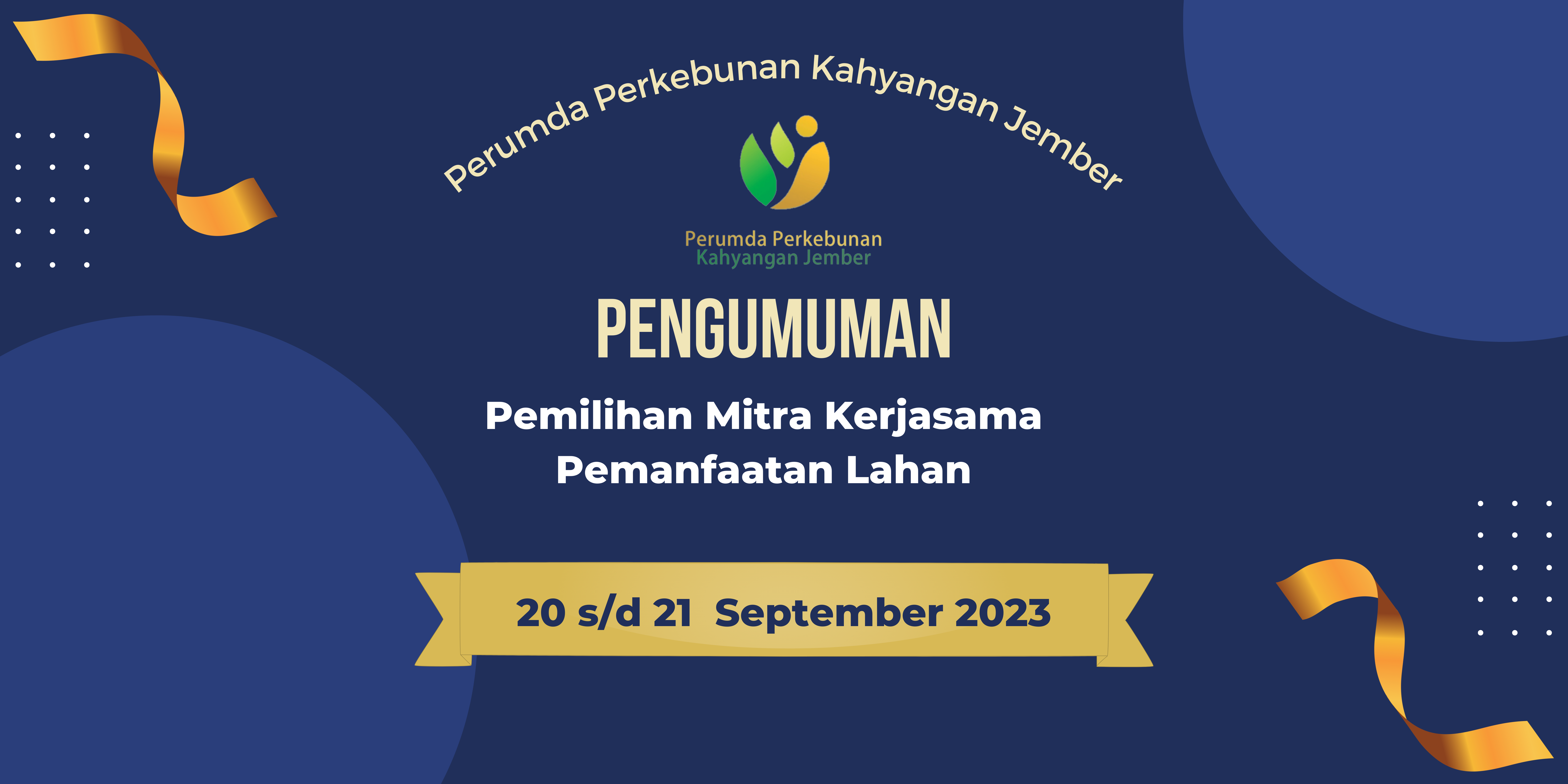  PEMILIHAN MITRA KERJASAMA PEMANFAATAN LAHAN SWD