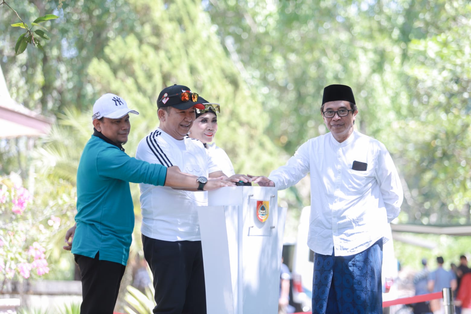 Bupati Jember Launching Wisata Kampung Belgia (WKB) kebun Sumberwadung desa Harjomulyo Kecamatan Silo Jember.